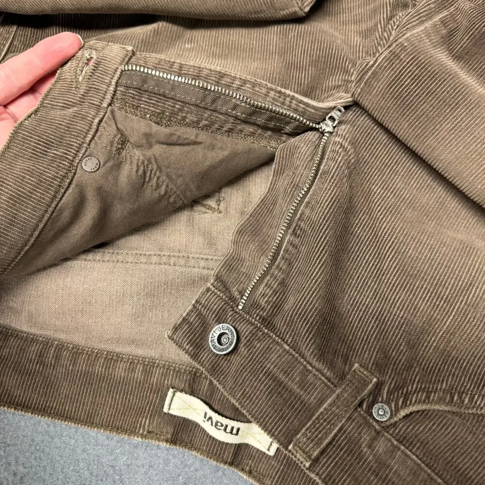 Mavi Alex Corduroy Pants Boot Cut Brown Mens 31x30 ACTUAL Academia‎ Classic